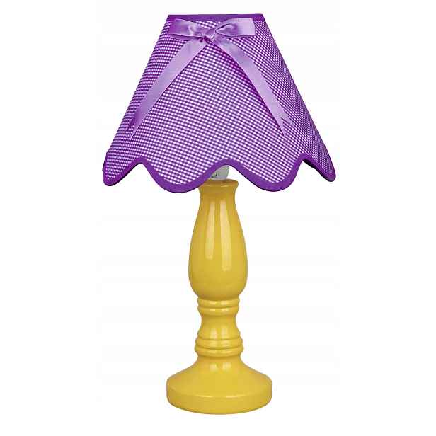 Stolní lampa noční žluto-fialová Candellux
