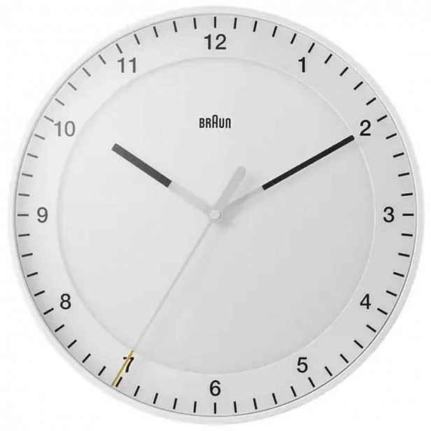 Braun - Nástěnné hodiny BC17, bílá 4007218670953