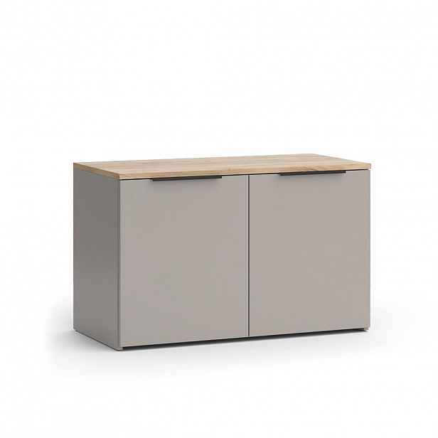 Vicco KREDENC Wido Greige 80 x 50 cm se 2 dveřmi