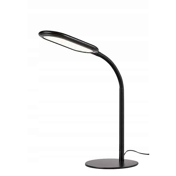 Minimalistická stolní lampa černá, vestavěné Led 10W Adelmo Rabalux