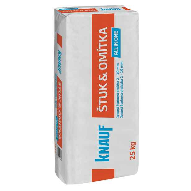Štuk a omítka Knauf all in one 25 kg
