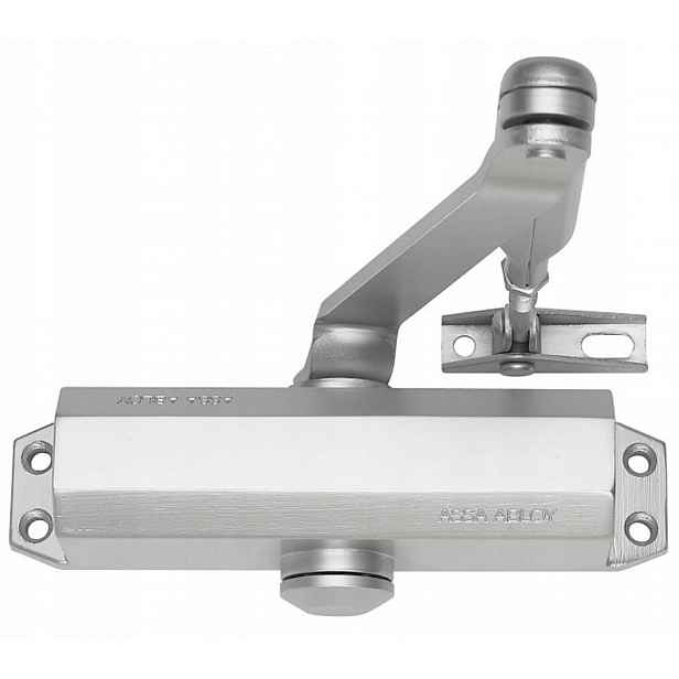 samozavírač Assa Abloy DC110 se stříbrným ramenem