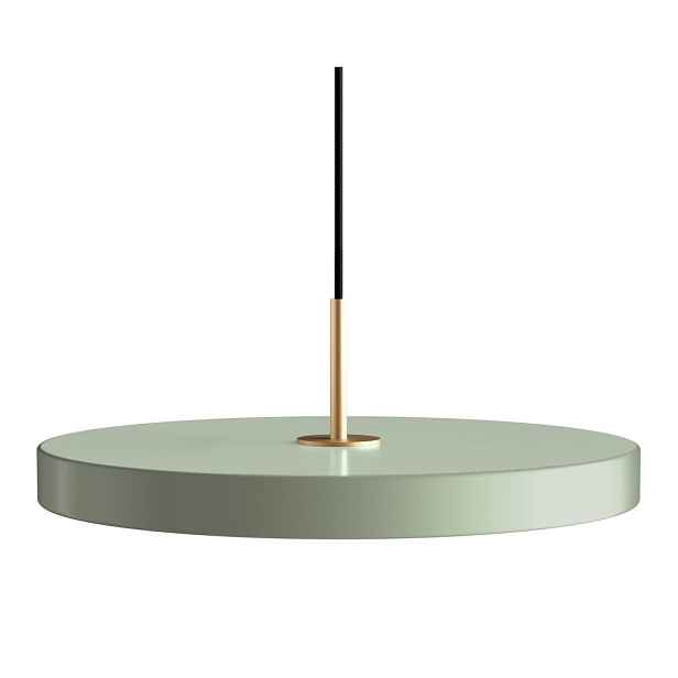 Světle zelené LED závěsné svítidlo s kovovým stínidlem ø 43 cm Asteria – UMAGE