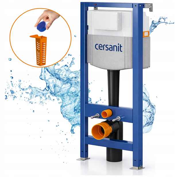 Podomítková nádržka pro misky Cersanit Aqua 50 mechanický