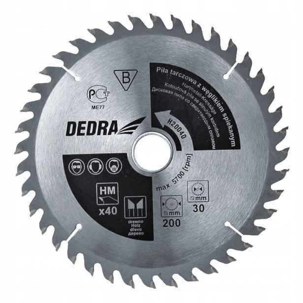 Dedra Kotoučová Pila Na Dřevo 315X40X30 MM