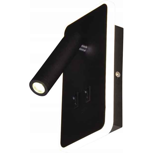 Nástěnná lampa Kaja Set K-8106 Led 10W Černá Moderní