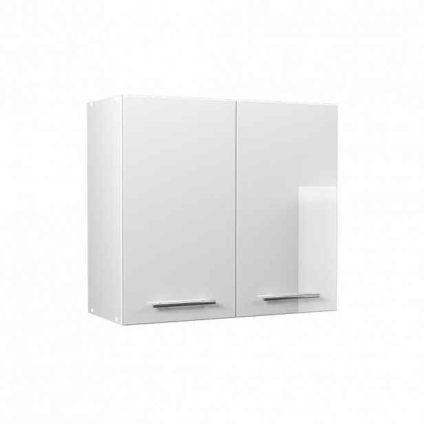 Vicco VĚŠÁK NA STĚNU Fame-Line, Bílá vysoký lesk/Bílá, 80 cm