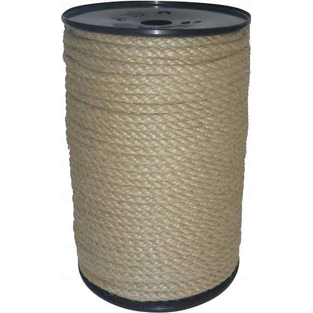 Lano ze staplových vláken 6mm 100 metrů