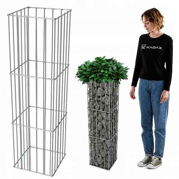 Zahradní Pergola Na Rostliny Květin Sloup Na Květiny Kovová 90 cm Kotvy