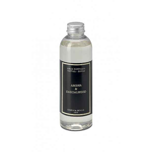 Náplň do difuzéru Amber & Sandalwood Cereria Mollá, 200 ml