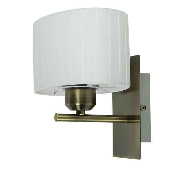 Nástěnná lampa Berg patina/bílá