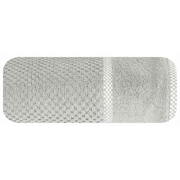 Ručník Caleb 70x140 stříbrný 540 g/m2