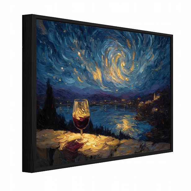 Obraz V Rámu Modrý Krajina Nebe Do Předsíně Jídelny Kuchyně 60x40