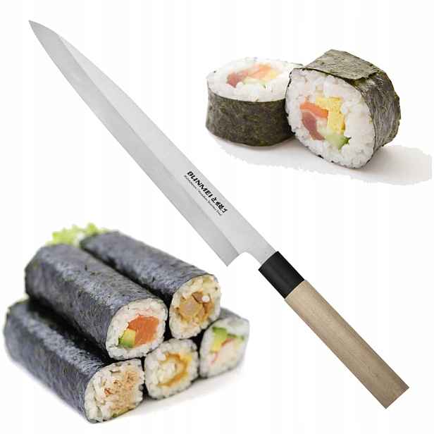 Bunmei Levoruký japonský Nůž Yanagi Sashimi na filetování sushi 27 cm