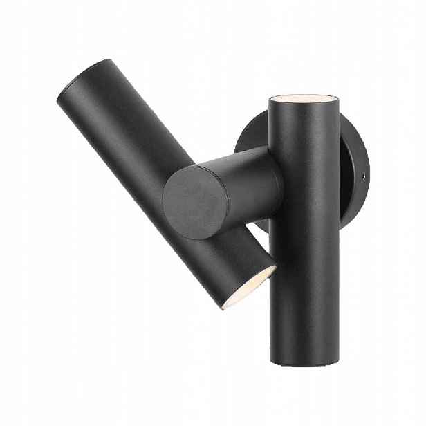 V-tac Nástěnné svítidlo 6W Led IP44 černé VT-1186 3000K 620lm