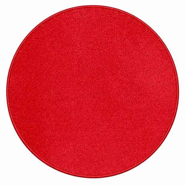 Kusový koberec Monarch red kruh, 200x200 (průměr) kruh, červená, chodba / předsíň, AladinWorld Expres