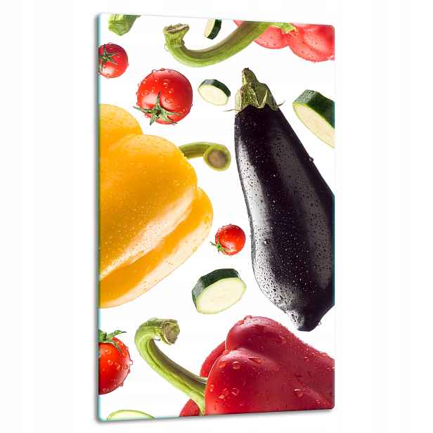 7v1 Skleněná Deska Panelová Deska 30x52 Paprika