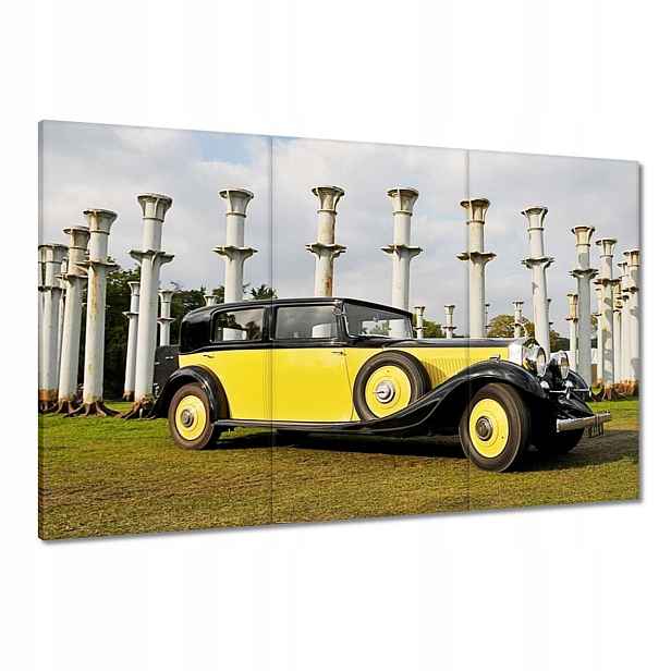 Obrazy 120x80 Žlutá klasika