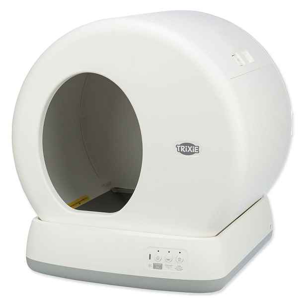 Bílý samočistící kočičí záchod 55,5x53 cm Trixie – Plaček Pet Products