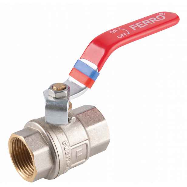 Ferro Kulový kohout maticový ventil s pákou 1/2" F-Power