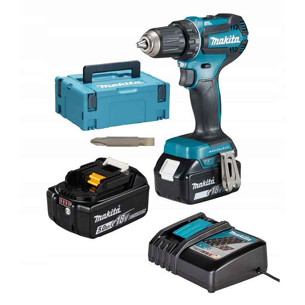 Makita DDF485RTJ Aku Vrtačka Aku 18V 50Nm 0 – 1900 ot/min 2x5Ah