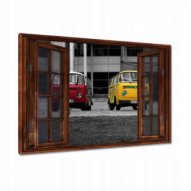 Obrazy 90x60 Červená a žlutá Vw