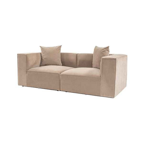 Hanah Home Dvoumístná pohovka Sora 220 cm cappucino