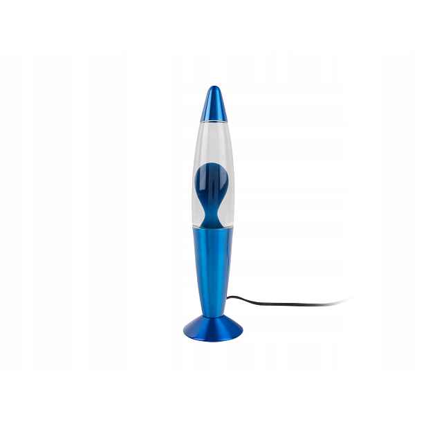 Lampa Lawa Lampa Lava 36 cm modrá síťová magma Blue magmatová s voskem