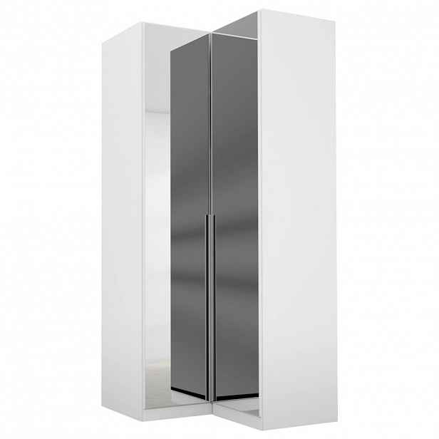 Rauch Möbel ROHOVÁ ŠATNÍ SKŘÍŇ, barvy stříbra, bílá, 100/229/102 cm