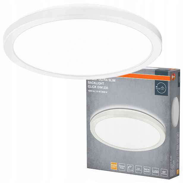 Stropní Svítidlo Led nástěnné svítidlo 15W 1100lm 3000K Kulatý Bílý Orbis Osram