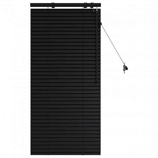 vidaXL Venet školní žaluzie Černá 65 x 130 cm 35 mm Masivní paulovnie