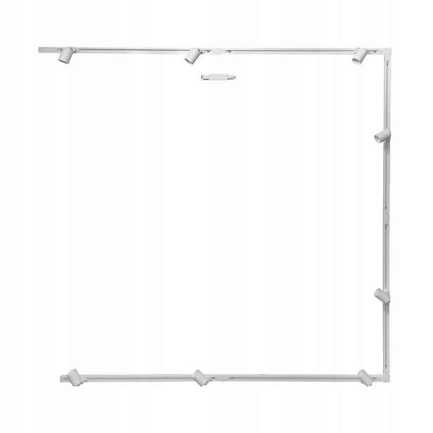 Bílé kolejové osvětlení U GU10 8x s pohyblivými hlavami 16.5 cm Zuma Line