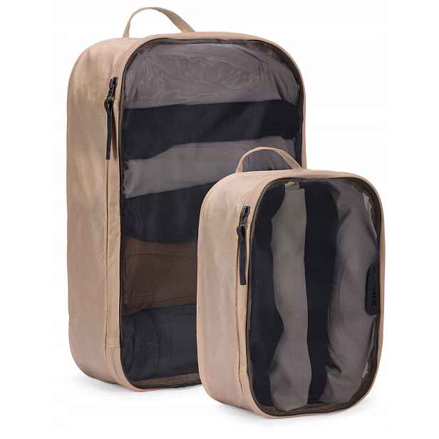 Dva cestovní organizéry Thule Packing Cube Set Gentle beige