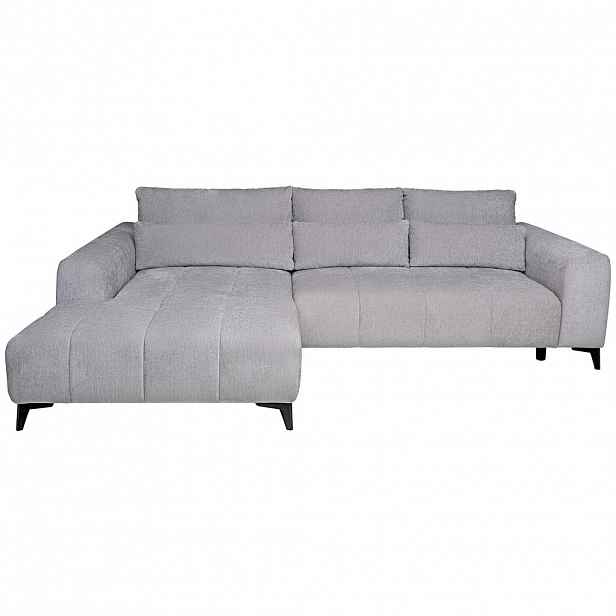 Hom`in ROHOVÁ SEDAČKA, textil, barvy stříbra