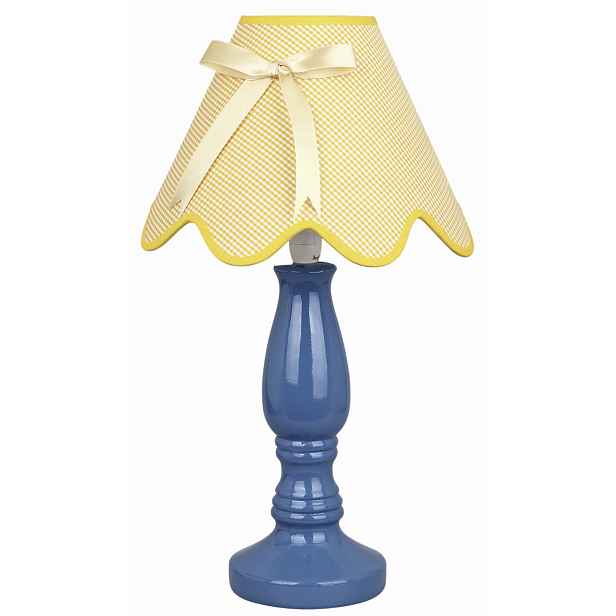 Stolní lampa Candellux Lola modrá