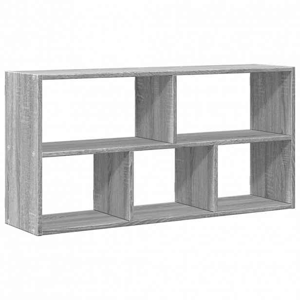 vidaXL Nástěnná police šedá sonoma 100 x 25 x 50 cm kompozitní dřevo