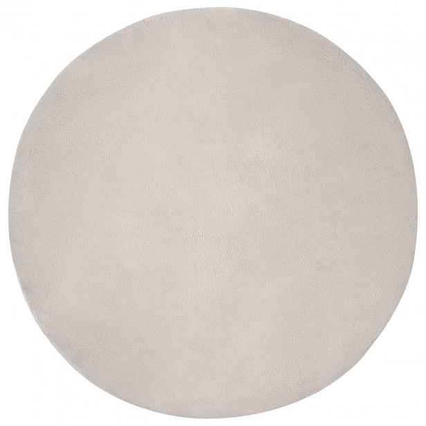 vidaXL Protiskluzový koberec z umělé králičí kožešiny OLITE Béžová