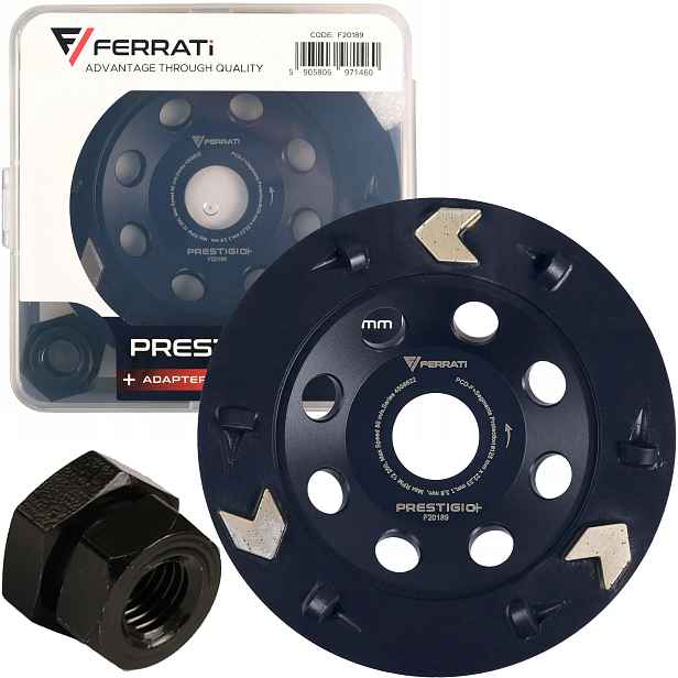 Ferrati hybridní fréza pro odstraňování povlaků Prestigio Plus 125 MM Adaptér M14