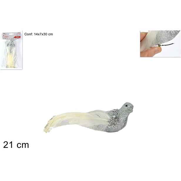 PROHOME - Ptáček na skřipci 21cm