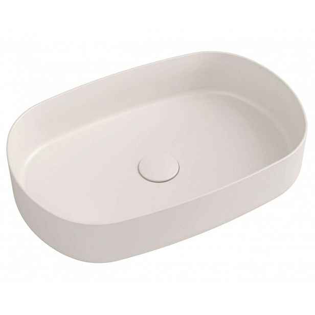 Sapho Infinity - Umyvadlo na desku, 55x36 cm, bez přepadu, ivory 10NF65055-2K