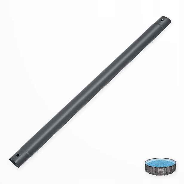 Šedá horizontální trubka do bazénu Bestway 5616C kulatý Steel Pro Max kulatá