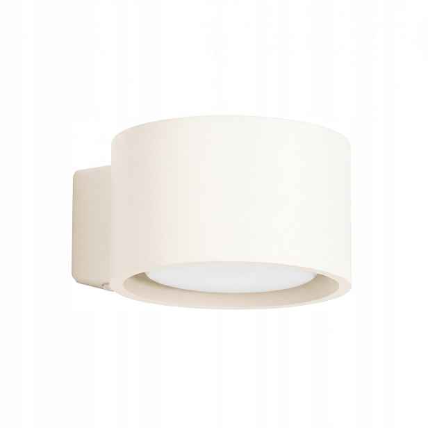 Sollux Lighting nástěnné svítidlo moderní béžové kulatý gx53 10w