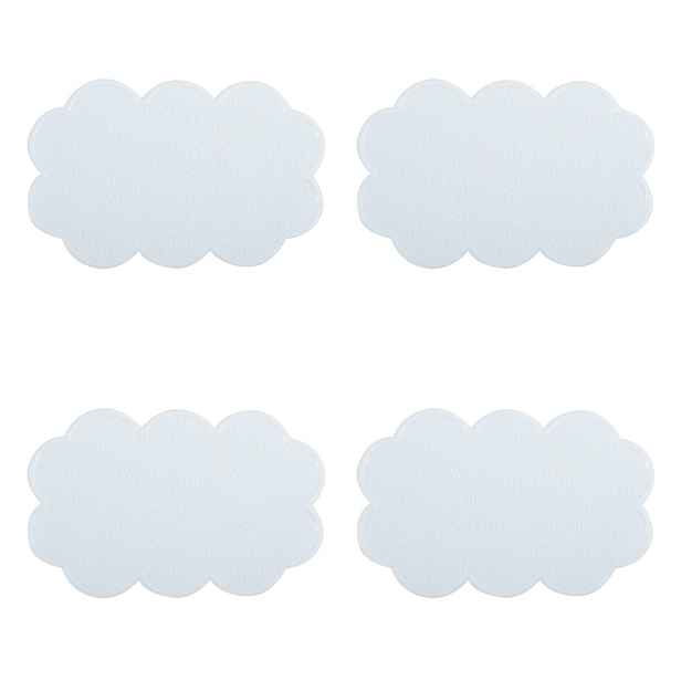 Dětské protiskluzové podložky v sadě 4 ks do vany 9x14,5 cm Nuages – MSV