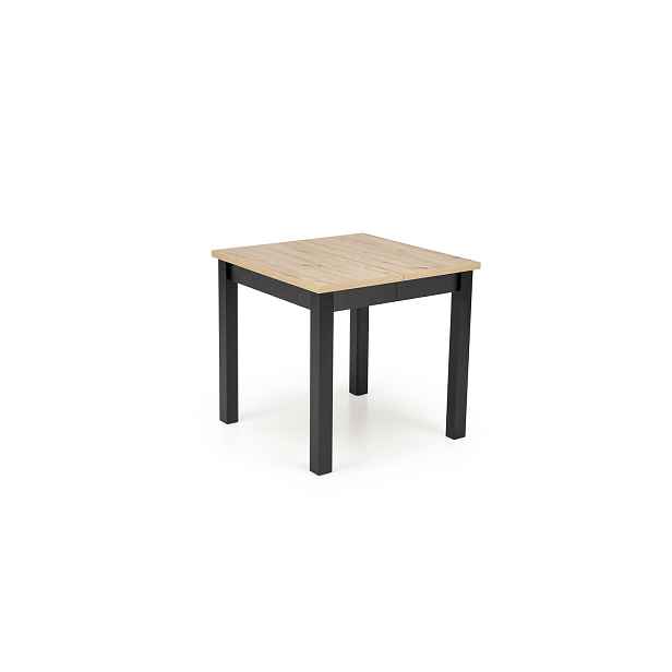 HALMAR Rozkládací jídelní stůl Qubik 80/200 cm dub artisan/černý