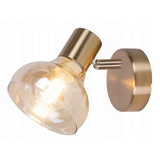 Holly nástěnné bodové svítidlo max. 1x40W E14 IP20 antická zlatá