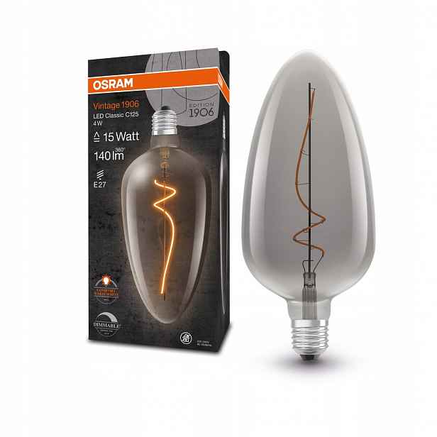 Led žárovka E27 4W 15W 1800K Stmívatelná Filament Vintage Osram