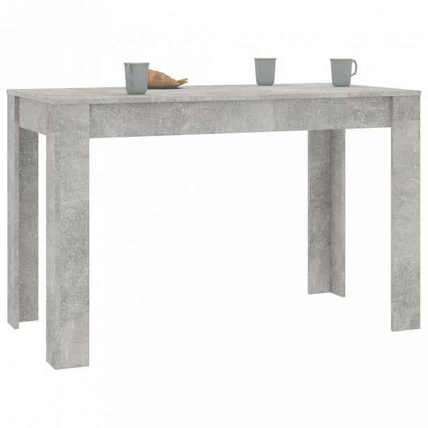 Jídelní stůl 120x60 cm šedý