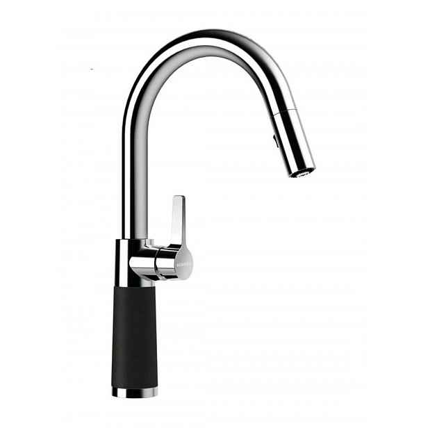 SCHOCK SC-520 - Dřezová baterie s výsuvnou sprškou, Onyx/chrom 555120GON