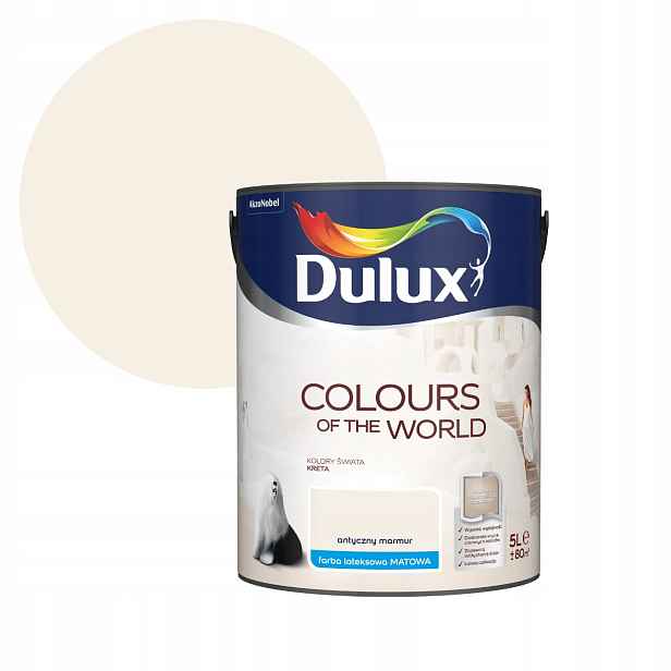 Dulux Barvy Světa Barva Na Stěnu Starožitný mramor 5L