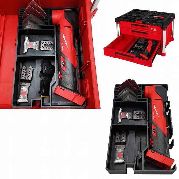 Organizér Vložka do zásuvek Milwaukee Packout M18 Fmt Bmt Multitool Fuel